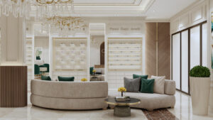 تصميم ديكور محل نظارات