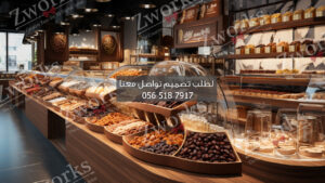 تصميم ديكور محل عطارة
