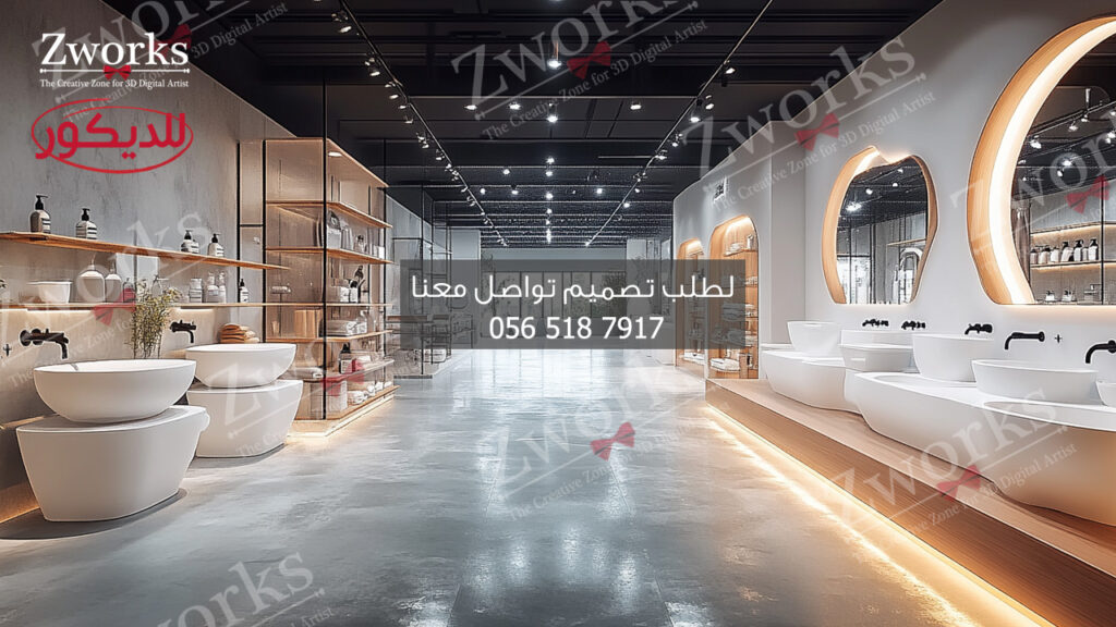 ديكور محل سباكة و ادوات صحية