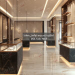 تصميم ديكور محل فضيات