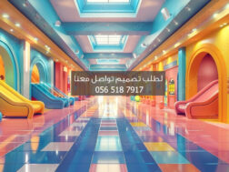 تصميم ديكور محل العاب جمبولين