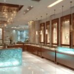 تصميم ديكور محلات ذهب ومجوهرات