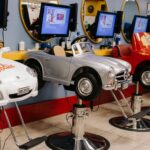 تصميم ديكور صالون حلاقة اطفال