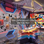 تصميم ديكور محل العاب انمي