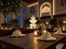 تصميم ديكور مطعم فطور و عشاء