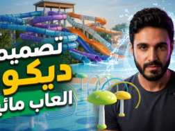 تصميم ديكور مدينة العاب مائية