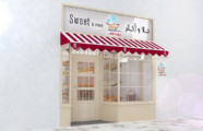 تصميم محل حلويات