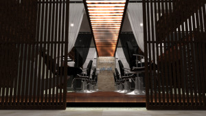 تصميم ديكور مركز حلاقة