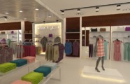 تصميم ديكور محل ملابس