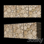 Wooden gabion 6