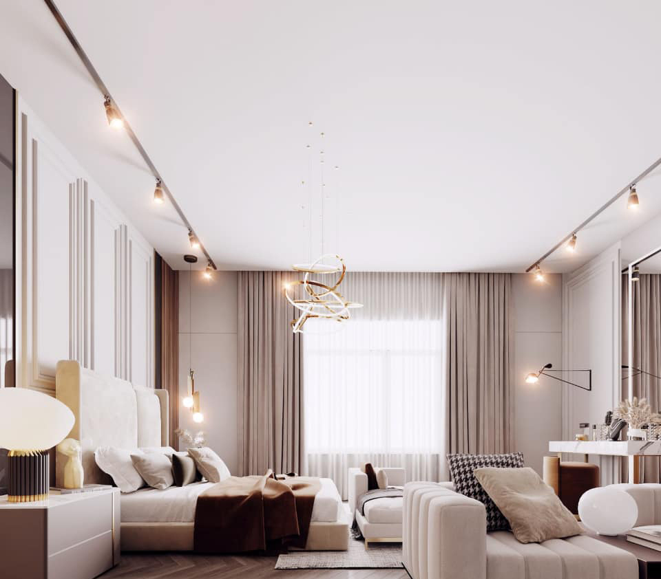 تصميم دكيور داخلي لغرف نوم