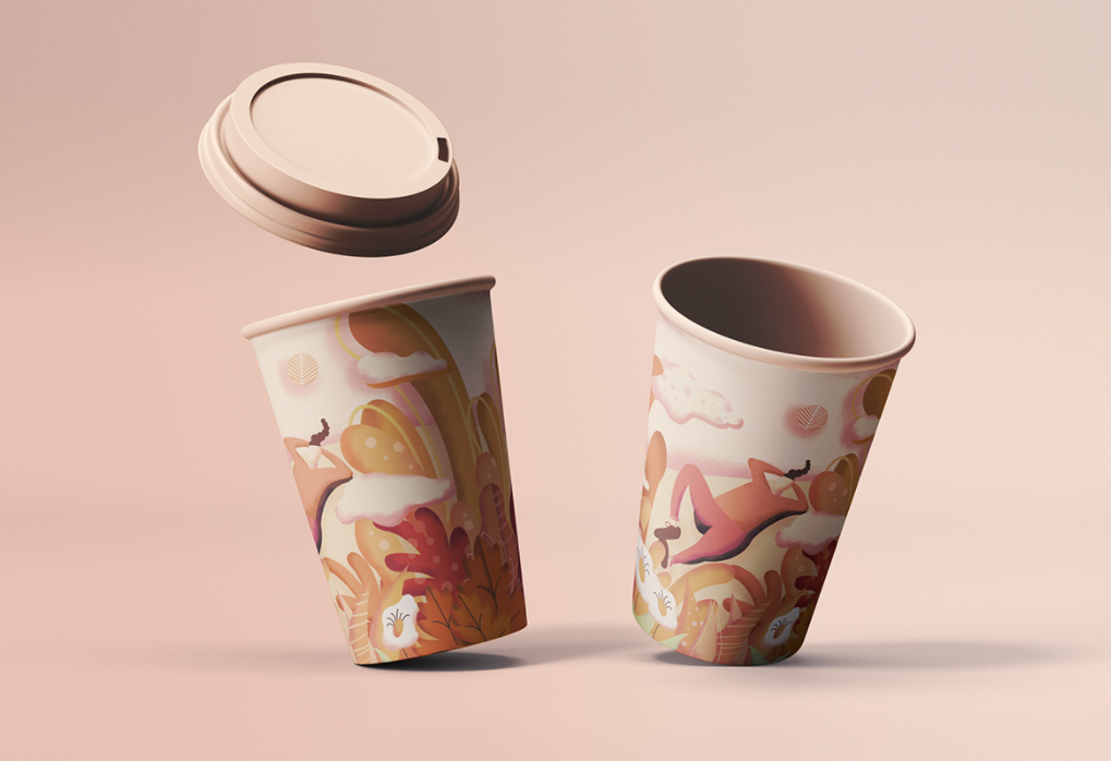 تصميم هوية كوفي شوب — صورة 5