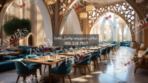 تصميم ديكور مطعم مشويات 3