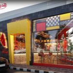 تصميم ديكور كشك طلبات سيارة