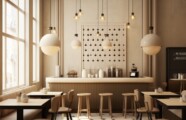 أفكار تصميم ديكور كوفي شوب 2025
