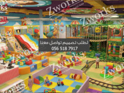 تصميم ديكور محل ترفيه اطفال