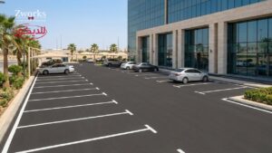 عدد مواقف السيارات المطلوبة للمحلات ومعاييرها