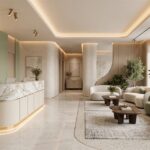 تصميم ديكور عيادة جلدية احترافي