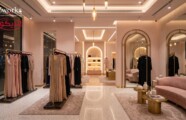 تصميم ديكور محل ملابس نسائي كلاسيك