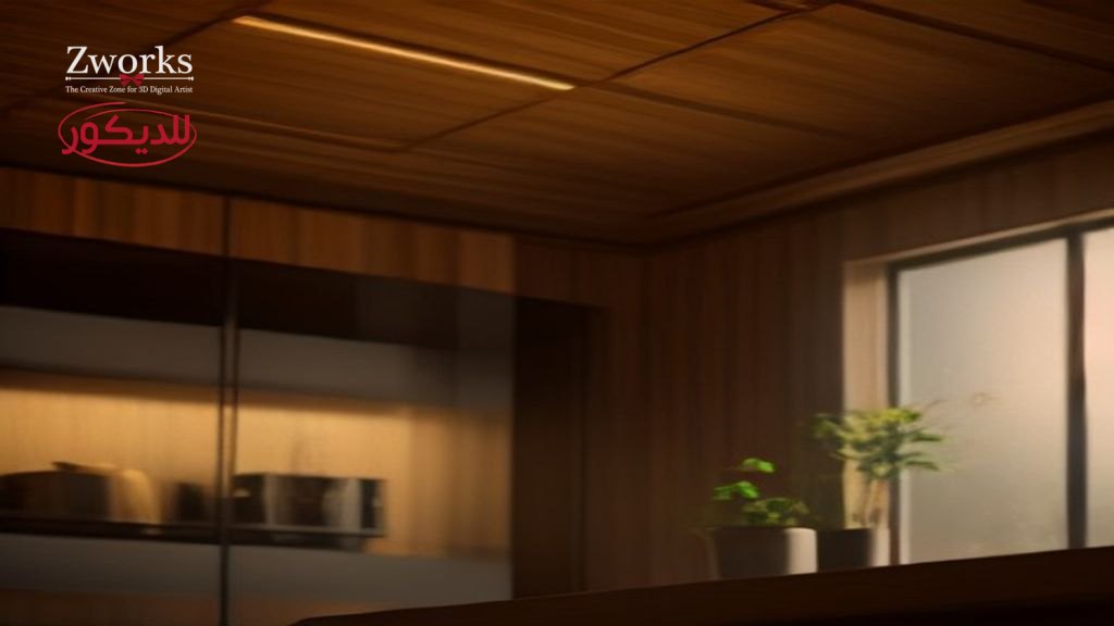 تفاصيل تصميم ديكور إضاءة سوبر ماركت