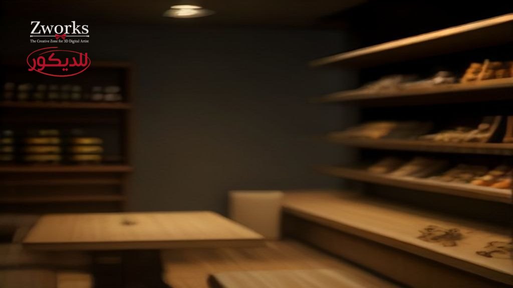 تفاصيل تصميم ديكور بقالة