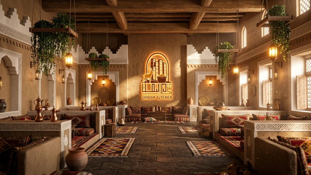 تصميم ديكور مطعم تراثي نجدي