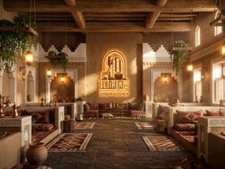 تصميم ديكور مطعم تراثي نجدي