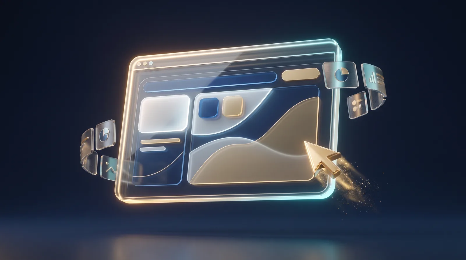 مثال حي: موقع 3D يتحرك مع الماوس