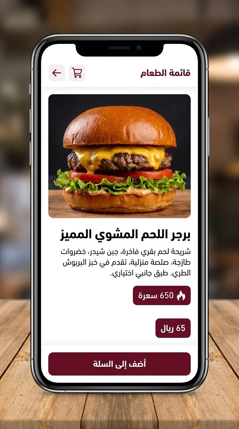 تفاصيل الصنف والسعرات