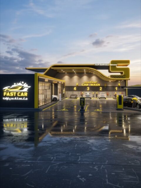 للتواصل معنا 0565187917 تصميم مغسلة سيارات ناجحة يبدأ من التخطيط الصحيح، مو بس من شكل الدي…