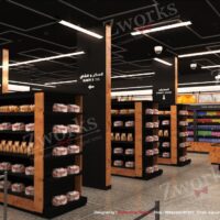 Amazon go Supermarket Interior Design 3D model