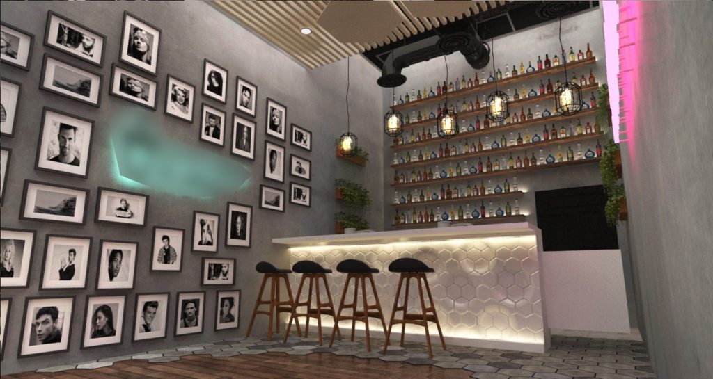 Bar Interior Design 3D Model | Zworks 3D Models