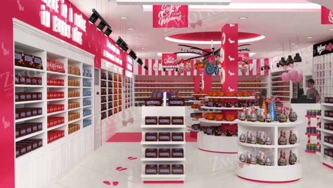 Candy & Sweet Store 3D Model