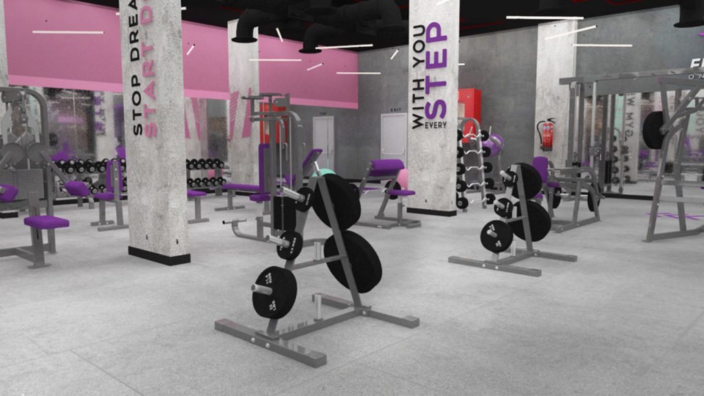 Gym Interior Design 3D Model | Zworks 3D Models