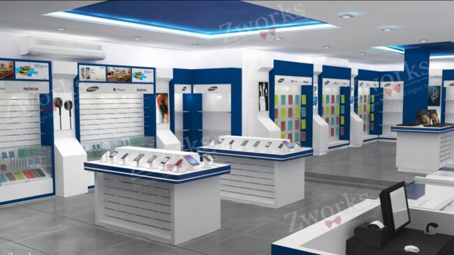 Mobile Store 3D Model