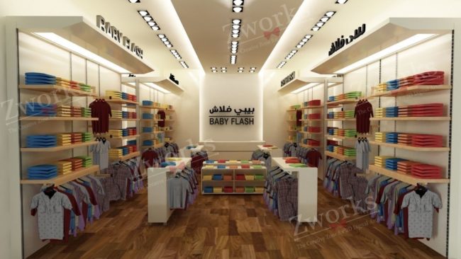 Modern Clothing Store 3D Model