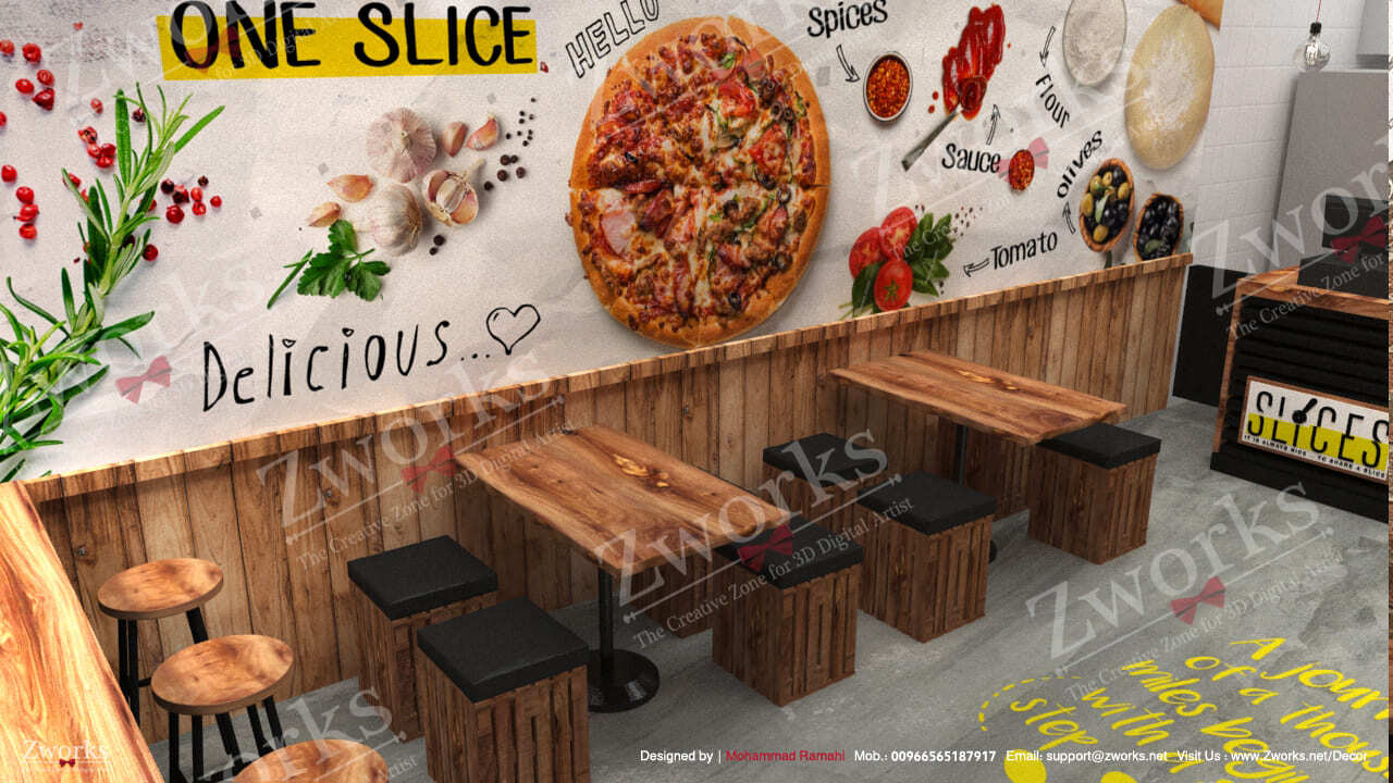 Pizza Restaurant Interior Design