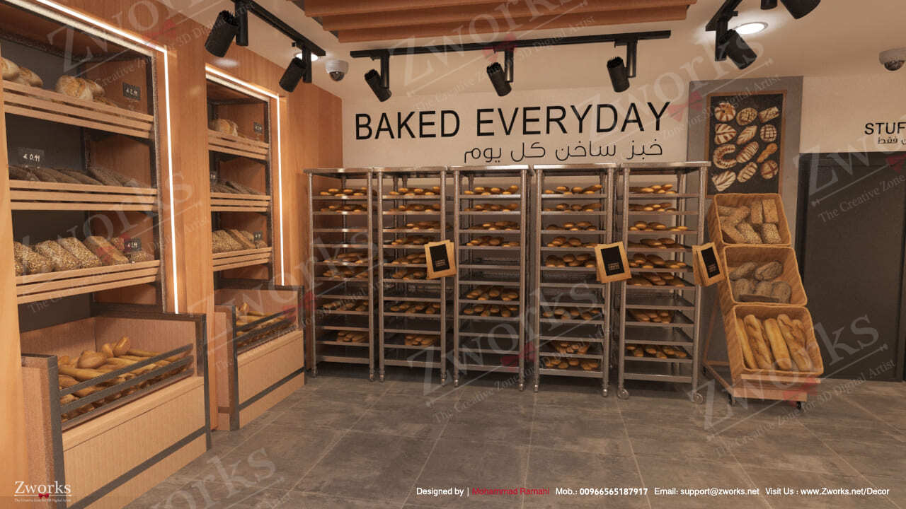 Bakery Store 3D Model