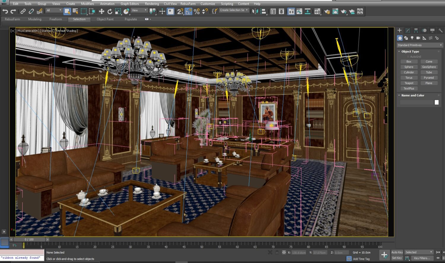 Classic-Office-Interior-Design-3D-Model x