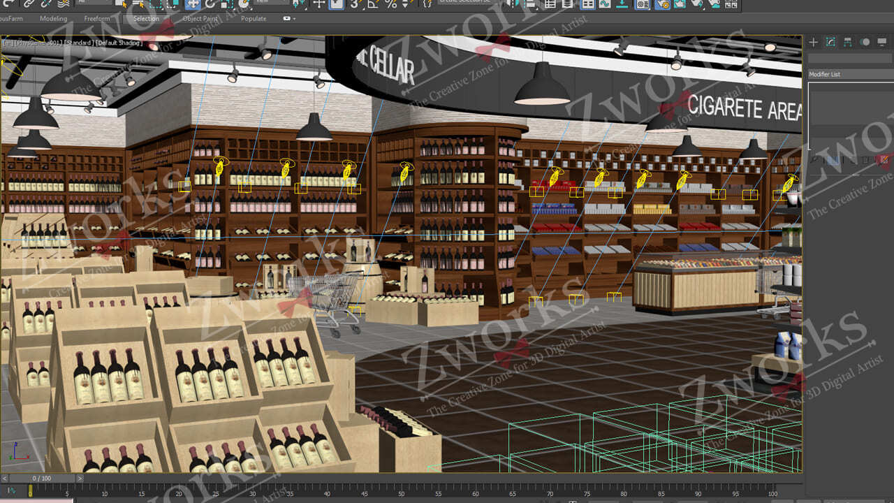 Grocery Supermarket 3D Models 1
