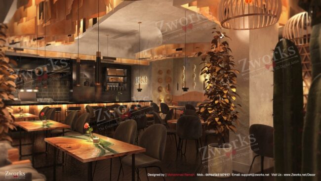 Zworks - 3D Restaurant Design 01