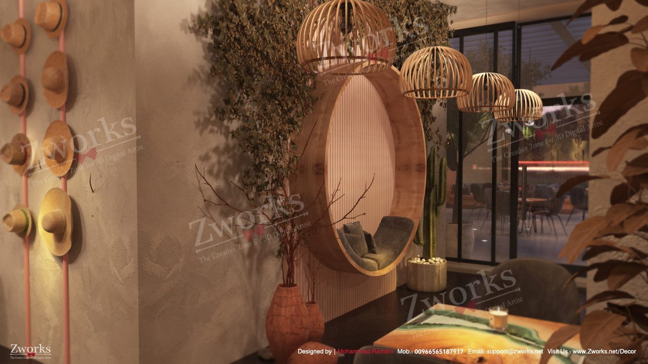 Zworks - 3D Restaurant Design 01