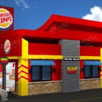 Burger King Drive Thru 3D Model