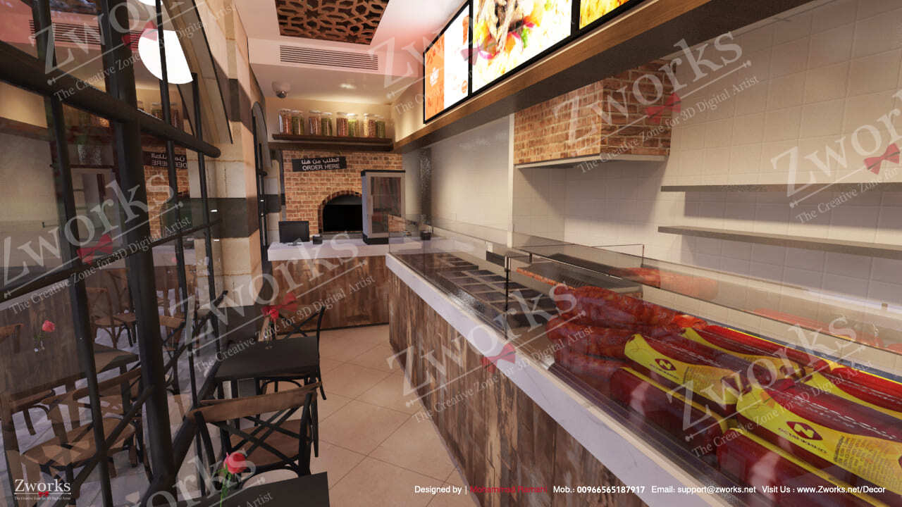 Syrian Arabic Restaurant 3D Model