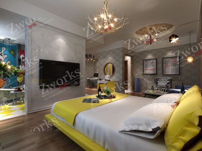 Hotel Bedroom interior design 3D Models 30b Hotel Bedroom interior design 3D Models