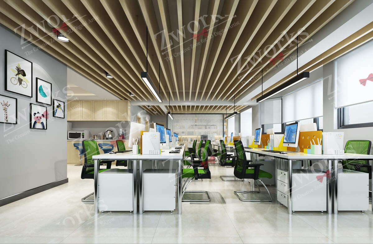 Office Interior design 3d models