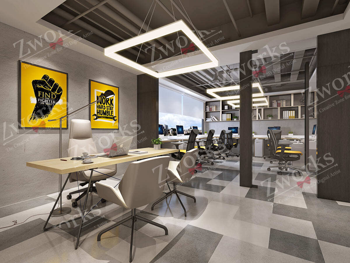 Office Interior design 3d models