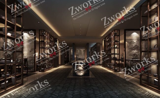 3D Luxury Restaurant 3D Luxury Restaurant