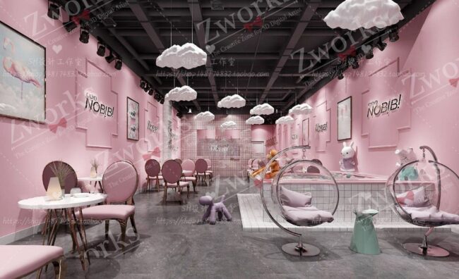 Ice Cream Store 3D Model Ice Cream Store 3D Model