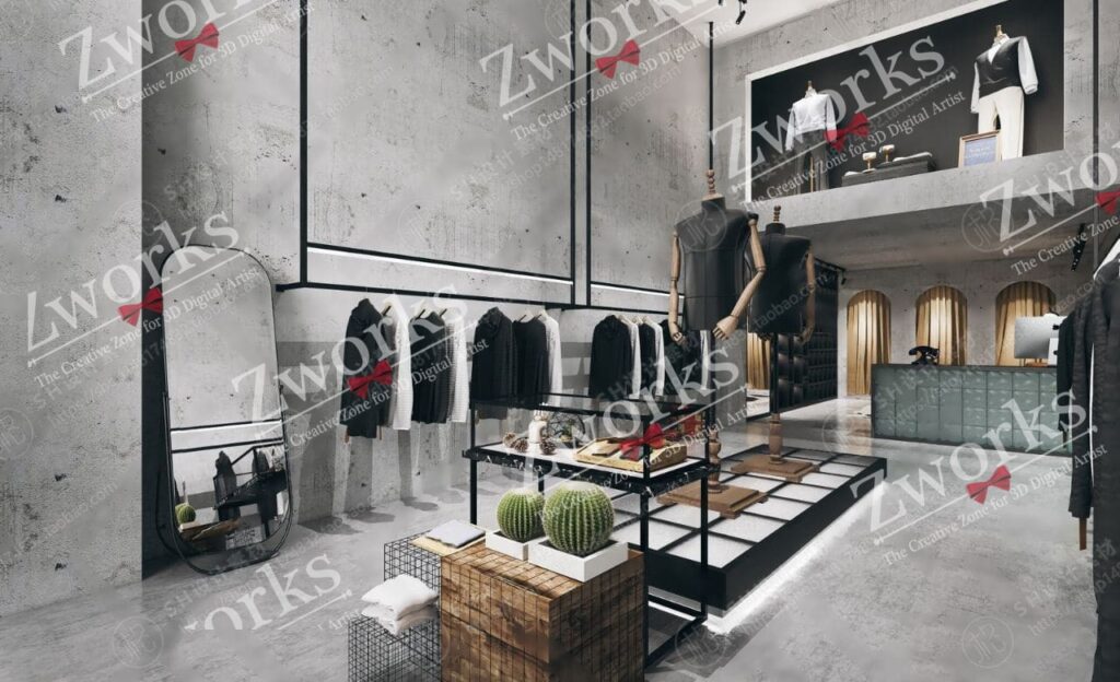 Zara interior design | Zworks 3D Models